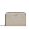 Малък дамски портфейл Calvin Klein Minimal Monogram Med Za K60K611500 Бежов цвят на ниска цена