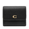 Малък дамски портфейл Coach CAO13 Черен цвят на ниска цена