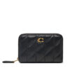 Малък дамски портфейл Coach CM505 Черен цвят на ниска цена