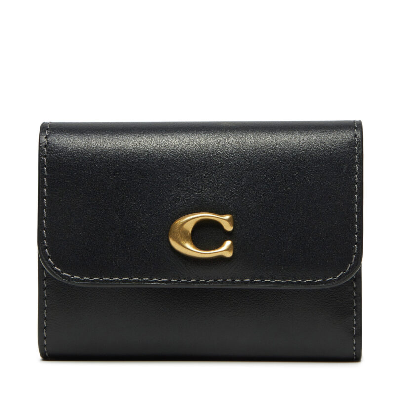 Малък дамски портфейл Coach CZ111 Черен цвят на ниска цена