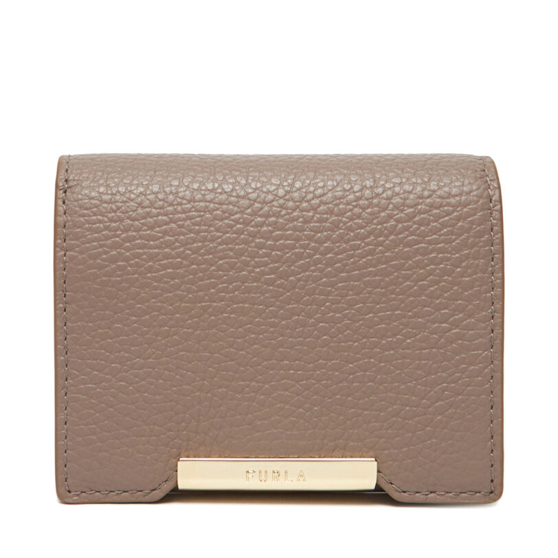 Малък дамски портфейл Furla Giada WP00522 HSF000 Бежов цвят на ниска цена