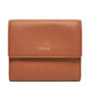 Малък дамски портфейл Furla Goccia M Compact WP00469 BX3036 KH RY000 Кафяв цвят на ниска цена