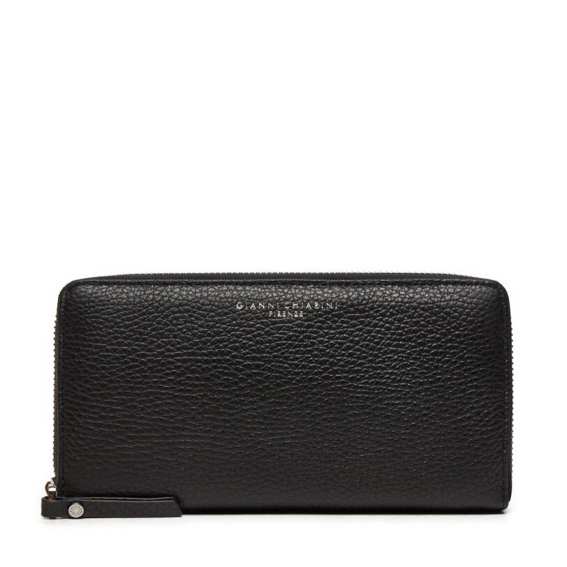 Малък дамски портфейл Gianni Chiarini Wallets Grain PF 5042 GRN Черен цвят на ниска цена