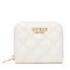 Малък дамски портфейл Guess Giully II Slg SWQG96 73137 Бял цвят на ниска цена