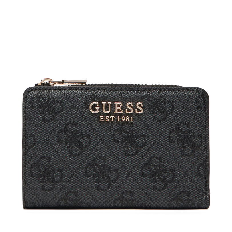 Малък дамски портфейл Guess Laurel II Slg SWSG74 59156 Сив цвят на ниска цена