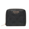 Малък дамски портфейл Guess Phoebe Slg SWPD96 65137 Черен цвят на ниска цена