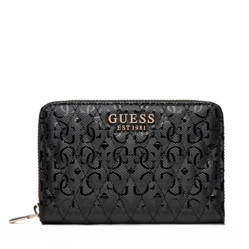 Малък дамски портфейл Guess SWGG96 26140 Черен цвят на ниска цена