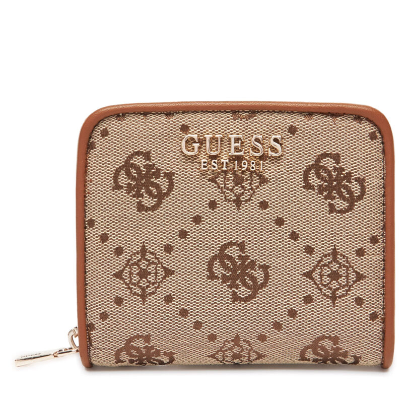 Малък дамски портфейл Guess SWJP96 54137 Бежов цвят на ниска цена