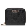 Малък дамски портфейл Guess SWPG92 20370 Черен цвят на ниска цена