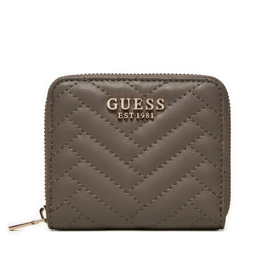 Малък дамски портфейл Guess SWQG95 08137 Кафяв цвят на ниска цена