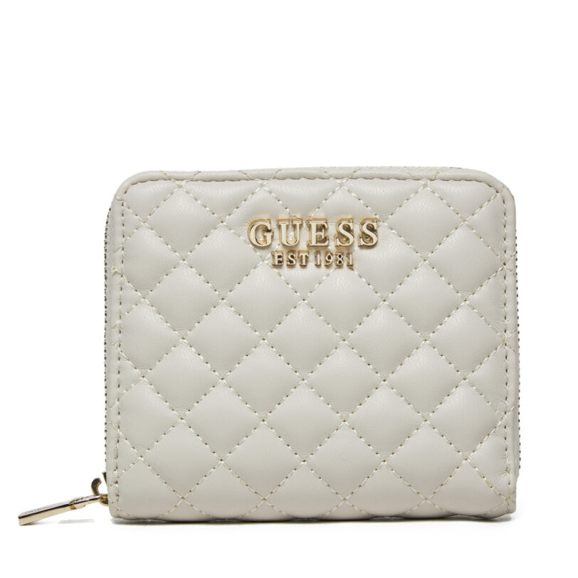 Малък дамски портфейл Guess SWQG95 41137 Бял цвят на ниска цена
