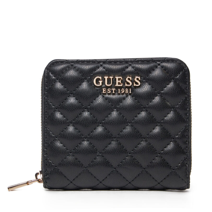 Малък дамски портфейл Guess SWQG95 41137 Черен цвят на ниска цена