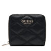Малък дамски портфейл Guess SWQG96 32137 Черен цвят на ниска цена