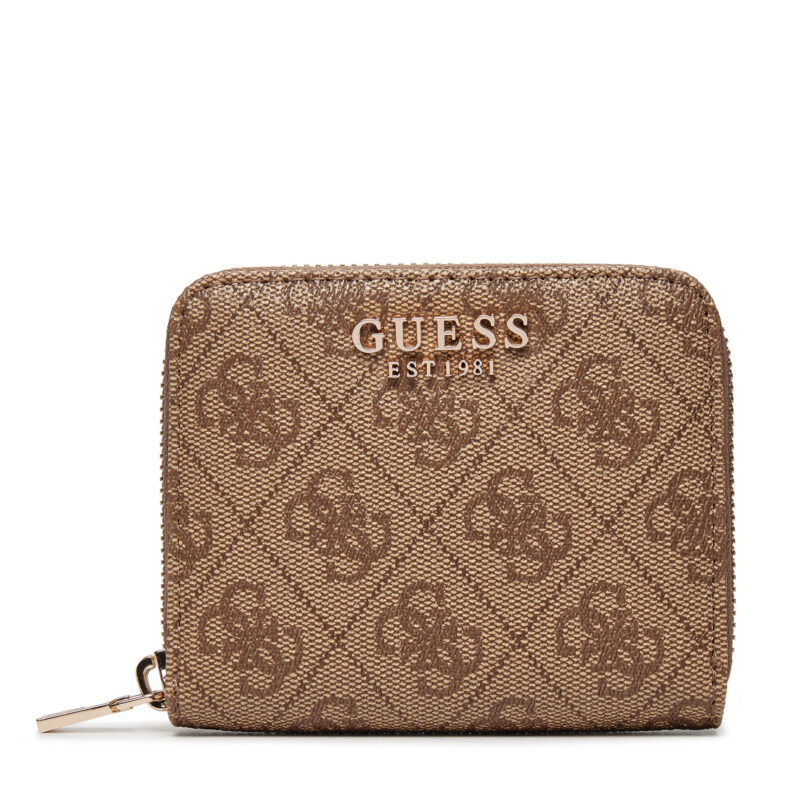 Малък дамски портфейл Guess SWSG85 00137 Бежов цвят на ниска цена