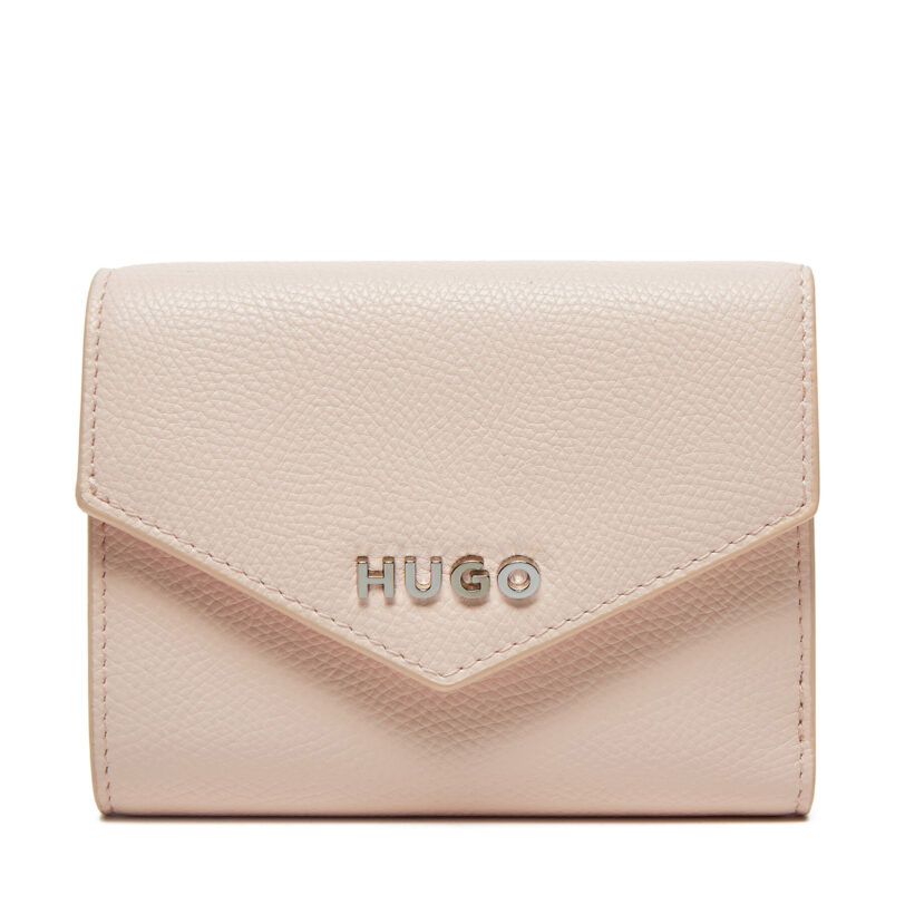 Малък дамски портфейл HUGO Chris 50516933 Розов цвят на ниска цена