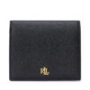 Малък дамски портфейл LAUREN RALPH LAUREN 432962112001 Черен цвят на ниска цена