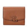 Малък дамски портфейл LAUREN RALPH LAUREN 432966782002 Кафяв цвят на ниска цена