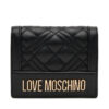 Малък дамски портфейл LOVE MOSCHINO JC5601PP1MLA0000 Черен цвят на ниска цена