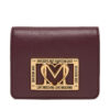 Малък дамски портфейл LOVE MOSCHINO JC5604PP1NLI0552 Бордо цвят на ниска цена