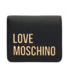 Малък дамски портфейл LOVE MOSCHINO JC5612PP1NKD0000 Черен цвят на ниска цена