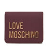 Малък дамски портфейл LOVE MOSCHINO JC5612PP1NKD0552 Бордо цвят на ниска цена