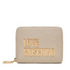 Малък дамски портфейл LOVE MOSCHINO JC5613PP1MKD0110 Бежов цвят на ниска цена