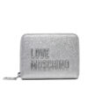 Малък дамски портфейл LOVE MOSCHINO JC5613PP1MKD196B Сребрист цвят на ниска цена