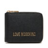 Малък дамски портфейл LOVE MOSCHINO JC5639PP1NLD0000 Черен цвят на ниска цена