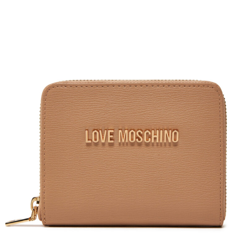 Малък дамски портфейл LOVE MOSCHINO JC5702PP1MLD0105 Бежов цвят на ниска цена
