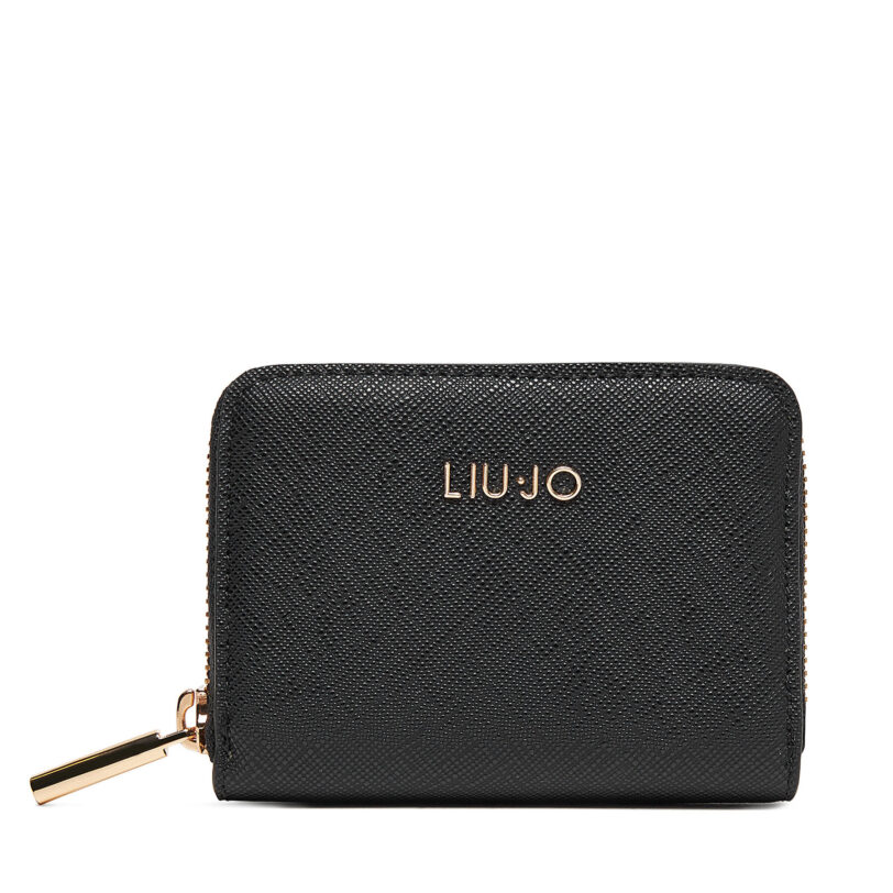 Малък дамски портфейл Liu Jo AA5169 E0087 Черен цвят на ниска цена