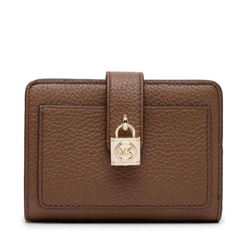 Малък дамски портфейл MICHAEL Michael Kors 32S5GETD1L Кафяв цвят на ниска цена