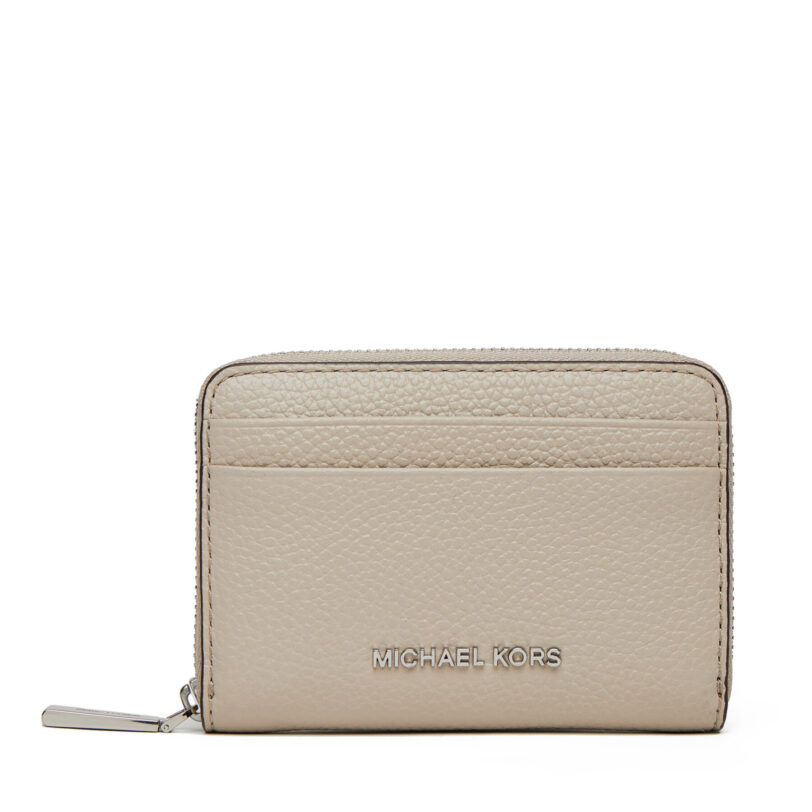 Малък дамски портфейл MICHAEL Michael Kors 32T4SJ6Z5L Бежов цвят на ниска цена