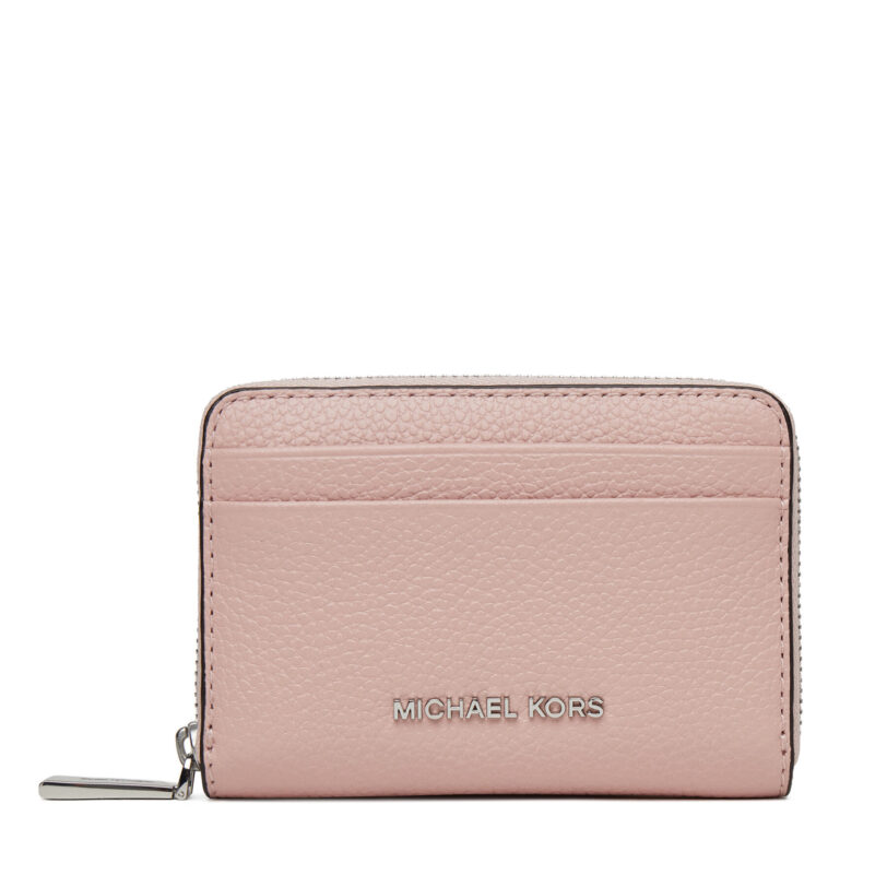 Малък дамски портфейл MICHAEL Michael Kors 32T4SJ6Z5L Розов цвят на ниска цена