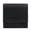 Малък дамски портфейл PINKO Flap Wallet PE 25 PCPL 104355 A29P Черен цвят на ниска цена