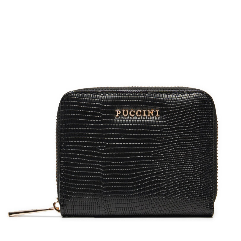 Малък дамски портфейл Puccini BLP838B Черен цвят на ниска цена
