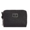 Малък дамски портфейл Tommy Jeans Tjw City-Wide Small Za AW0AW15940 Черен цвят на ниска цена