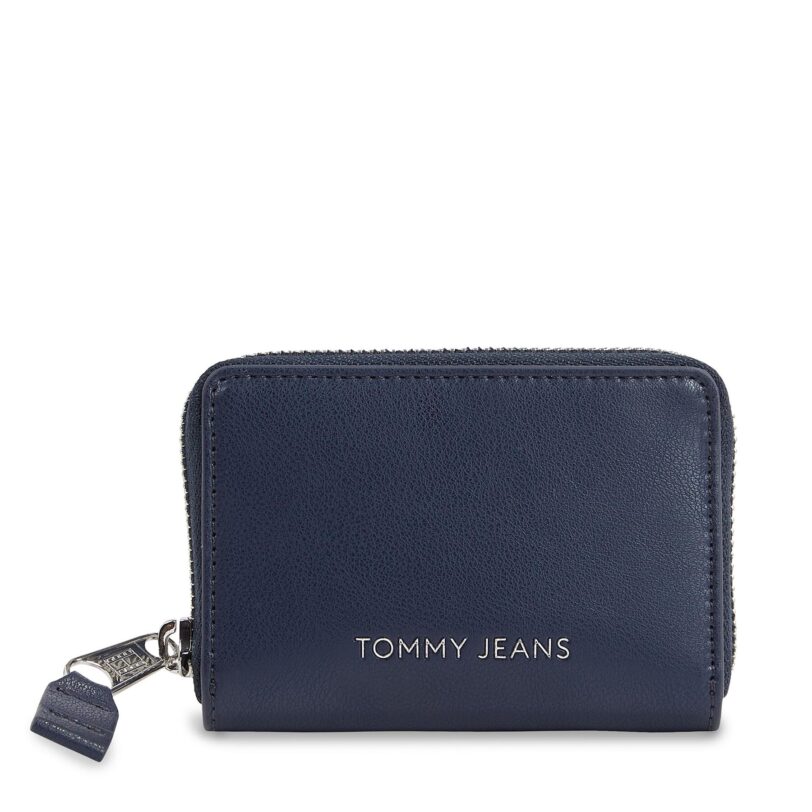 Малък дамски портфейл Tommy Jeans Tjw Ess Must Small Za AW0AW15833 Тъмносин цвят на ниска цена