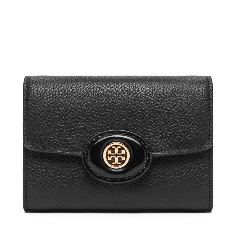 Малък дамски портфейл Tory Burch 165002 Черен цвят на ниска цена