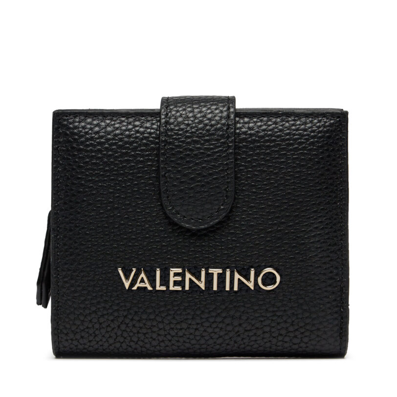 Малък дамски портфейл Valentino Brixton VPS7LX215 Черен цвят на ниска цена