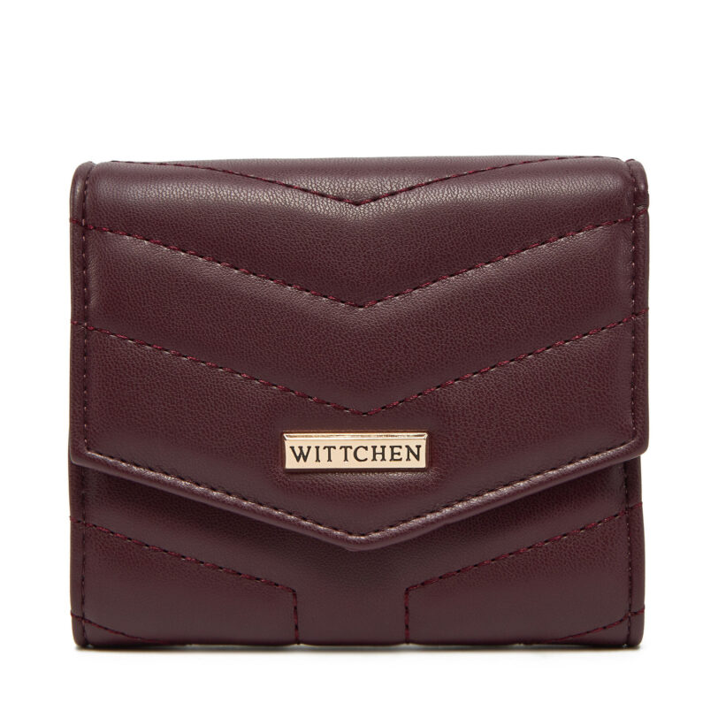 Малък дамски портфейл WITTCHEN 99-1Y-516-3 Бордо цвят на ниска цена