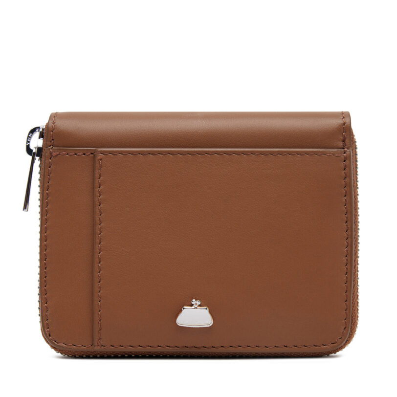 Малък дамски портфейл Weekend Max Mara Jerener 2515711014600 Кафяв цвят на ниска цена