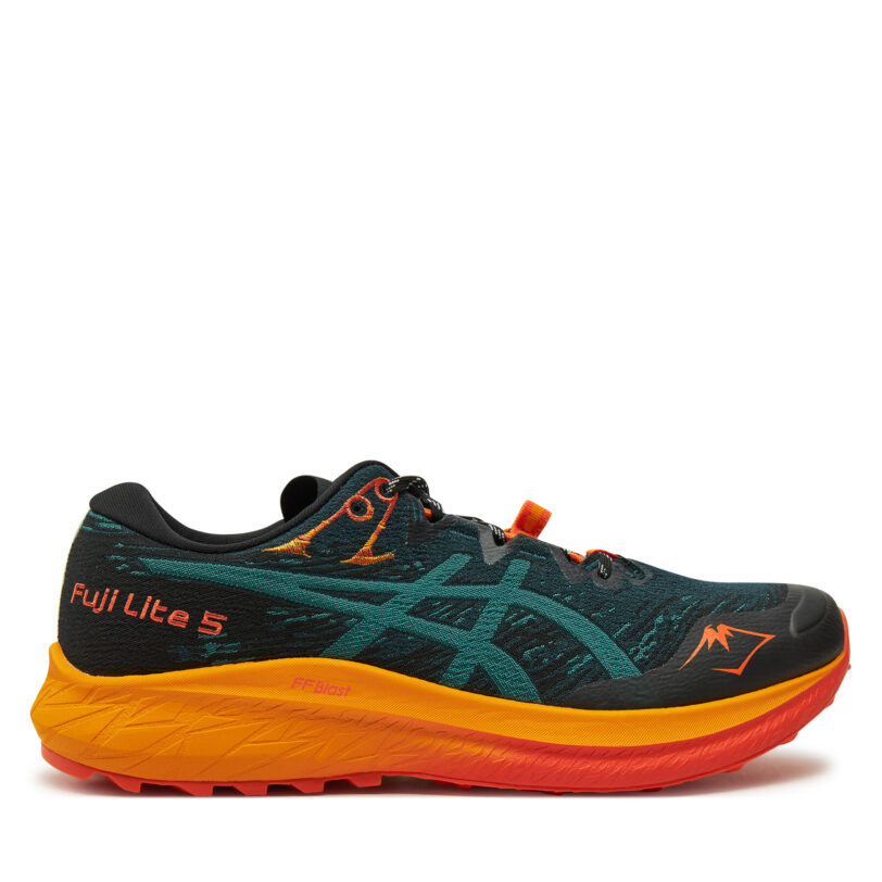Маратонки за бягане Asics Fuji Lite 5 1011B889 Зелен цвят на ниска цена