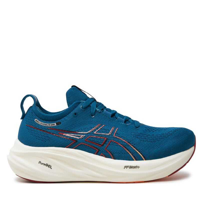 Маратонки за бягане Asics Gel-Nimbus 26 1011B794 Син цвят на ниска цена