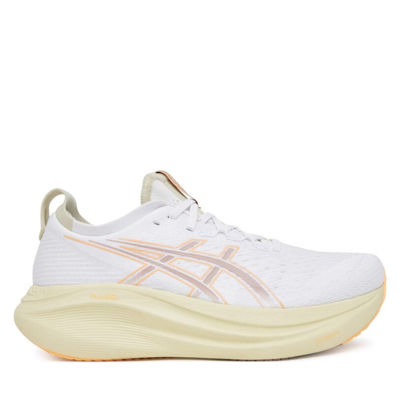 Маратонки за бягане Asics Gel-Nimbus 27 1011B958 Бял цвят на ниска цена
