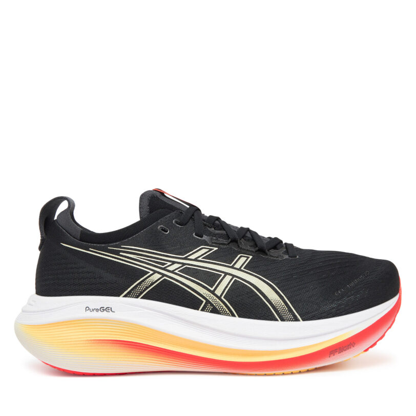 Маратонки за бягане Asics Gel-Nimbus 27 1011B958 Черен цвят на ниска цена