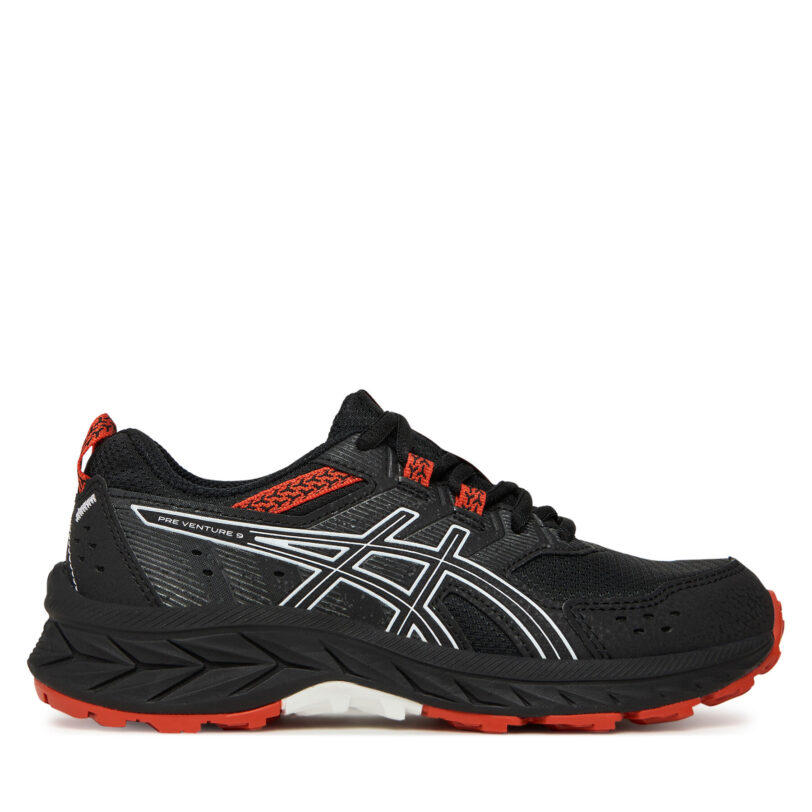 Маратонки за бягане Asics Pre Venture 9 Gs 1014A276 Черен цвят на ниска цена