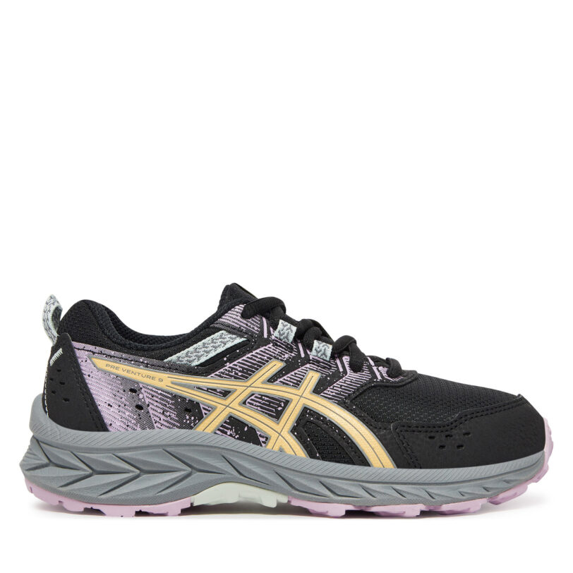 Маратонки за бягане Asics Pre Venture 9 Gs 1014A276 Черен цвят на ниска цена