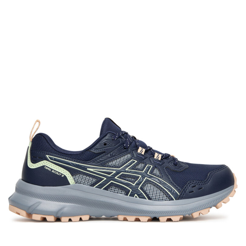 Маратонки за бягане Asics Trail Scout 3 1012B516 Тъмносин цвят на ниска цена