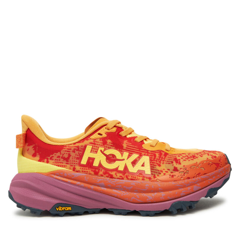 Маратонки за бягане Hoka Speedgoat 6 W 1147811 Оранжев цвят на ниска цена