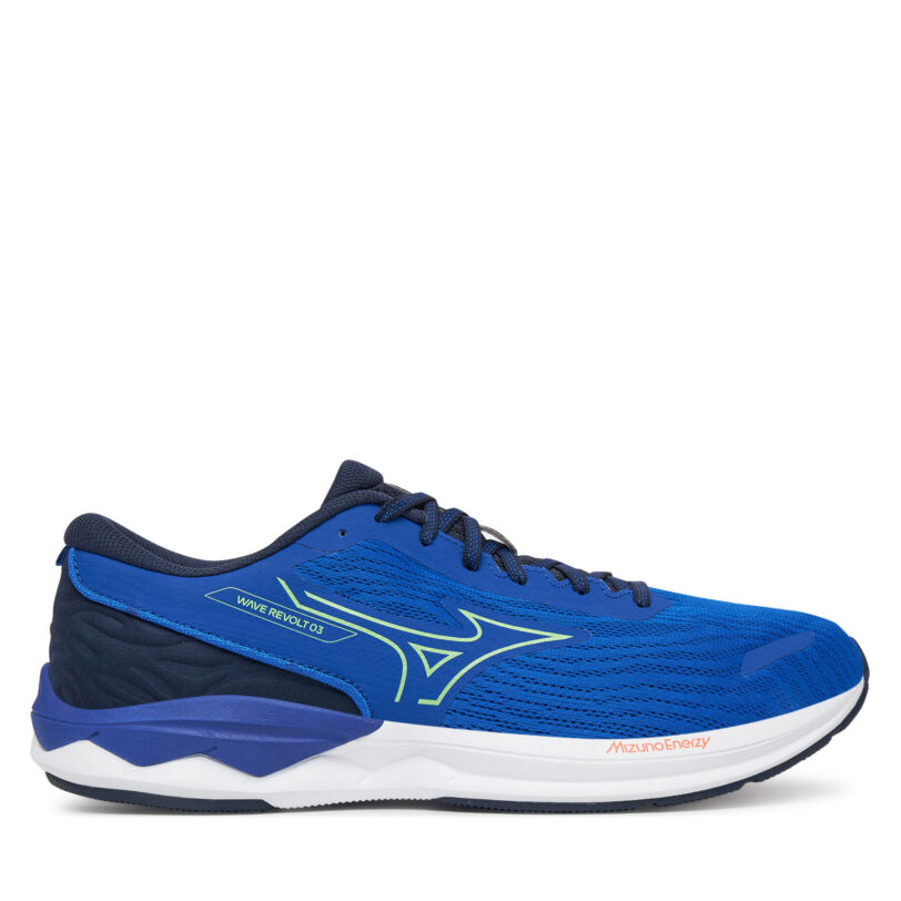 Маратонки за бягане Mizuno Wave Revolt 3 J1GC2481 Тъмносин цвят на ниска цена